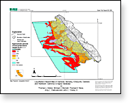 Liquefaction Hazard map for Alameda, Berkeley, Emeryville, Oakland and Piedmont.